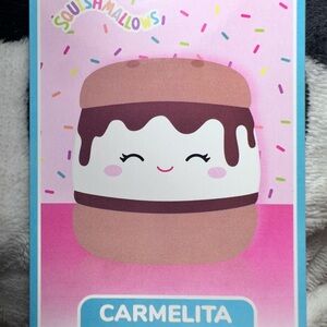 carmelita the s’more — squishmallow trading card